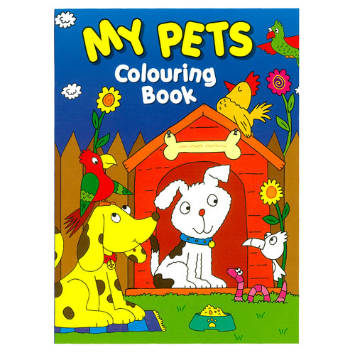 My Pets Colouring Book 72pg