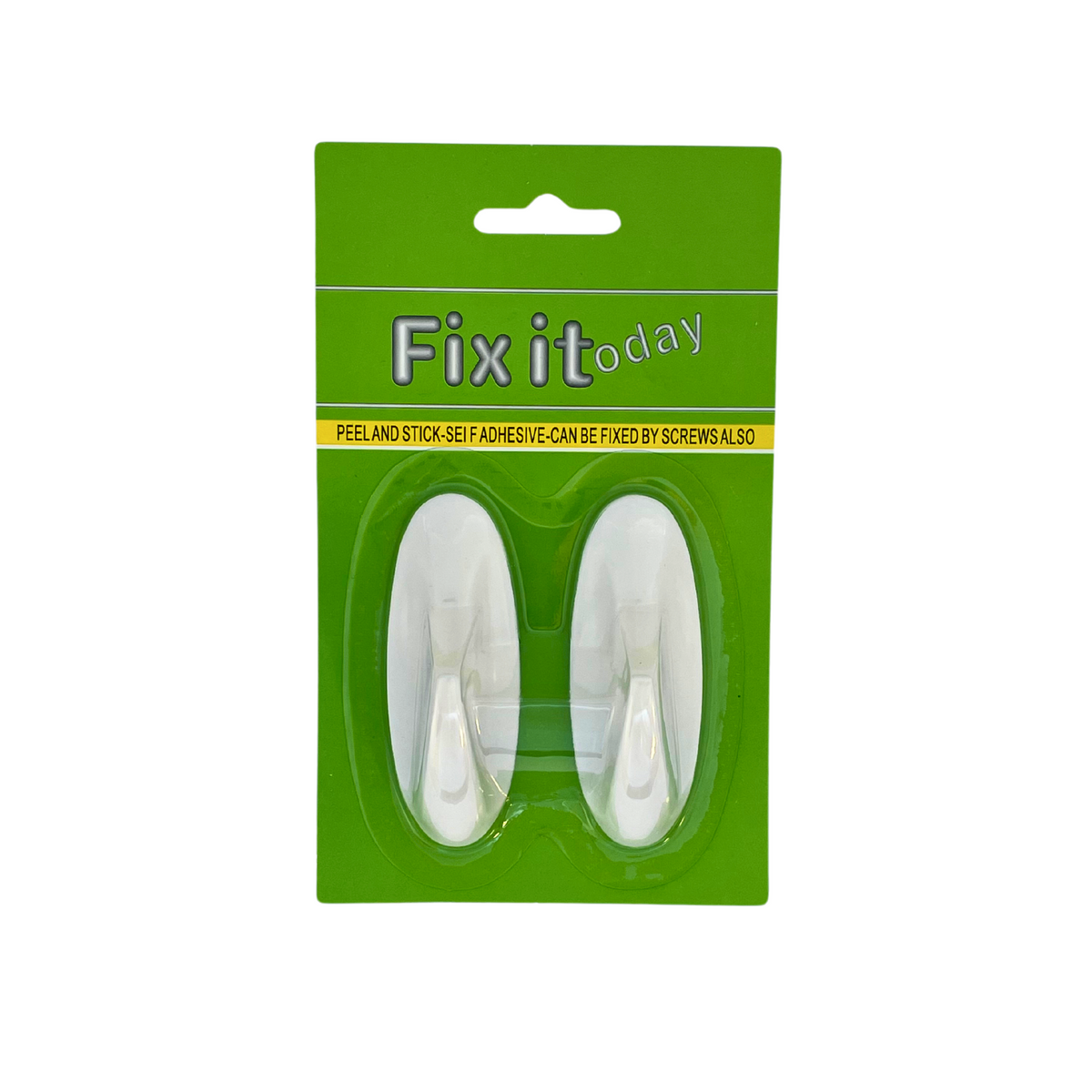 R113 F.I.T. Oval Stick On Hooks