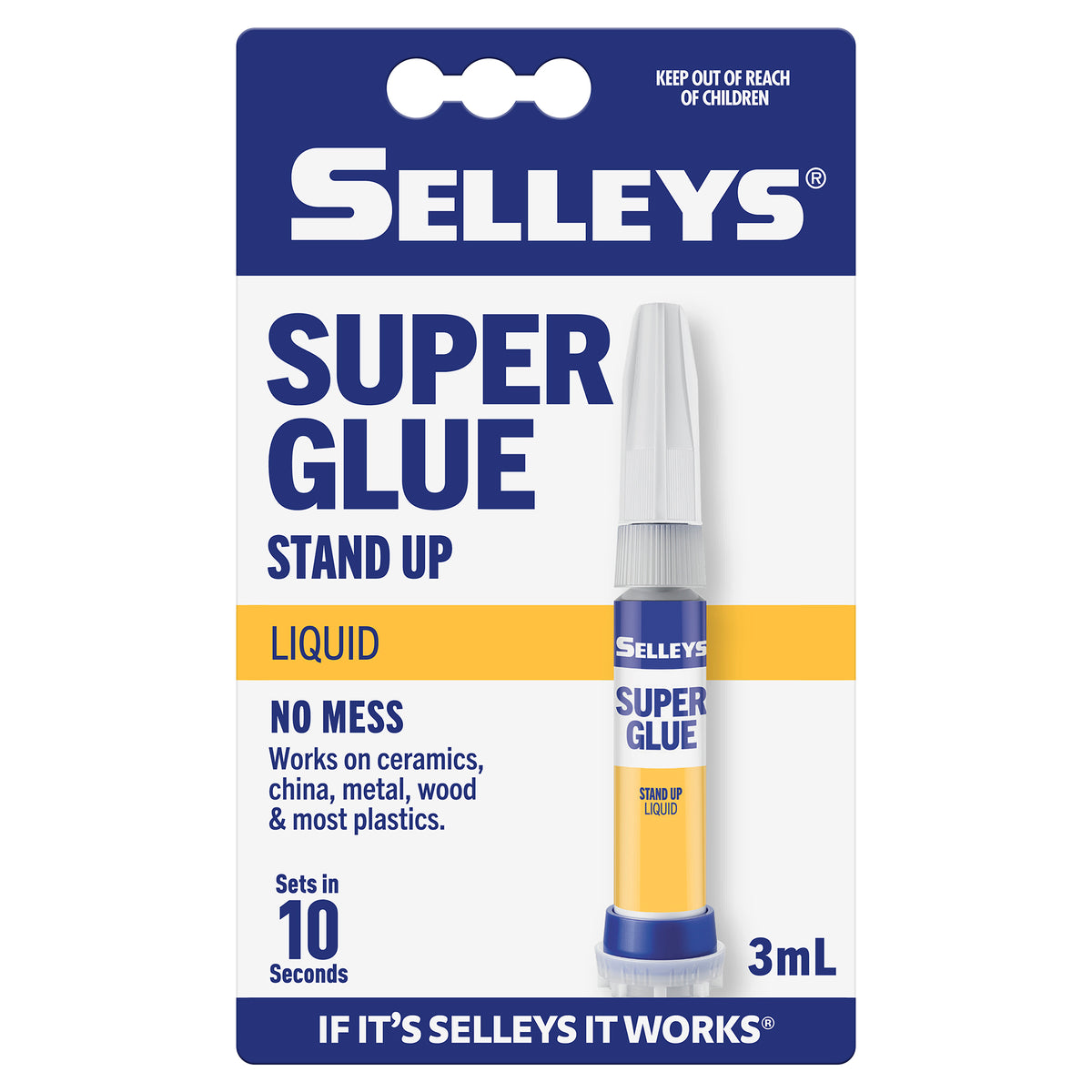 Selleys Quick Fix S/Glue Liquid 3ml