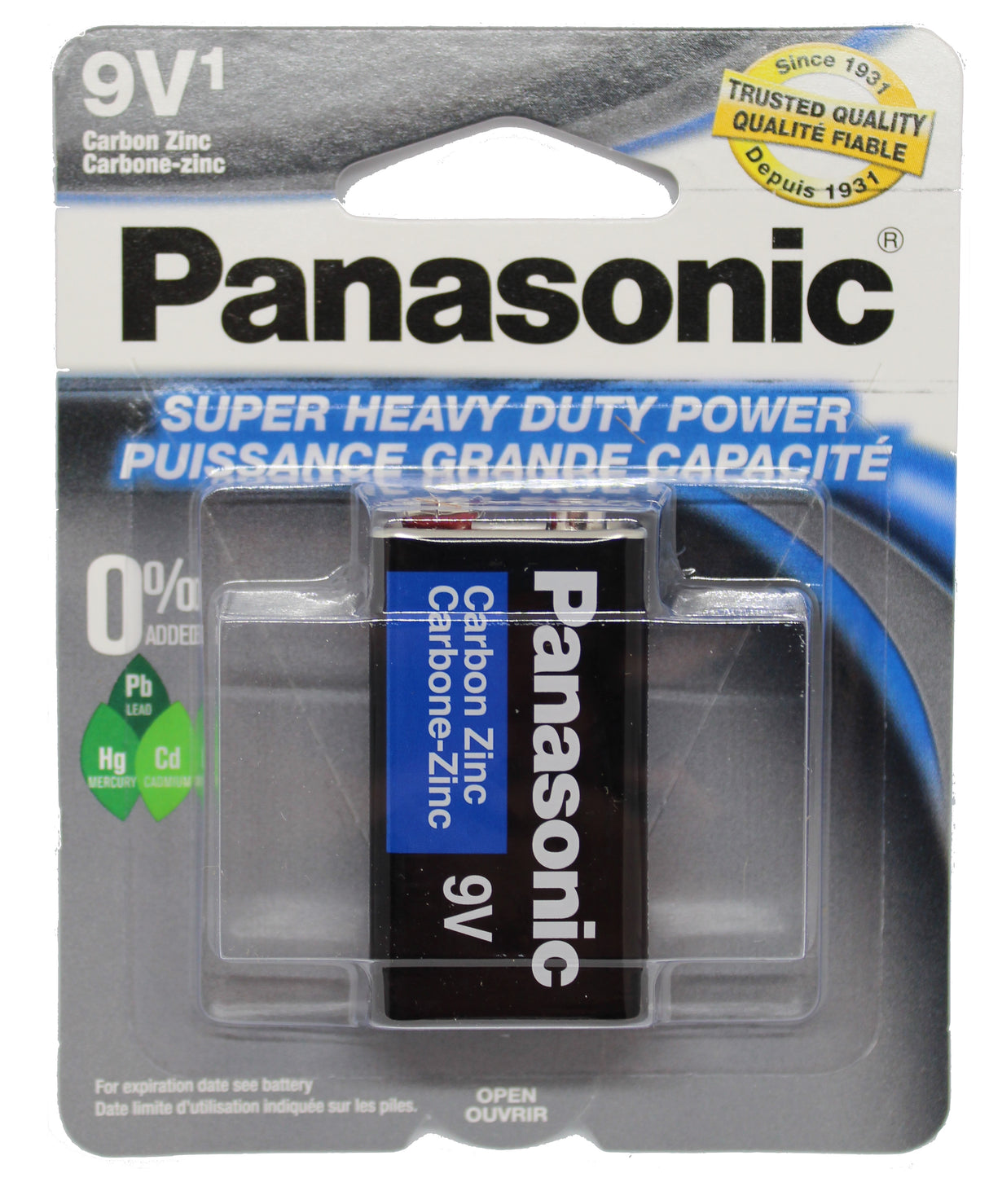 Panasonic SHD 9V Battery - 1pk