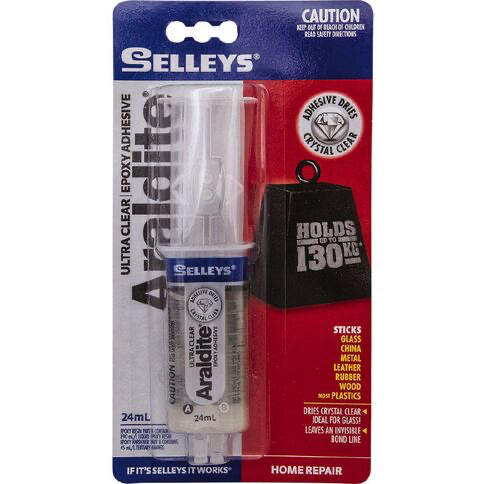 Selleys Araldite Ultra Clear 24ml ****
