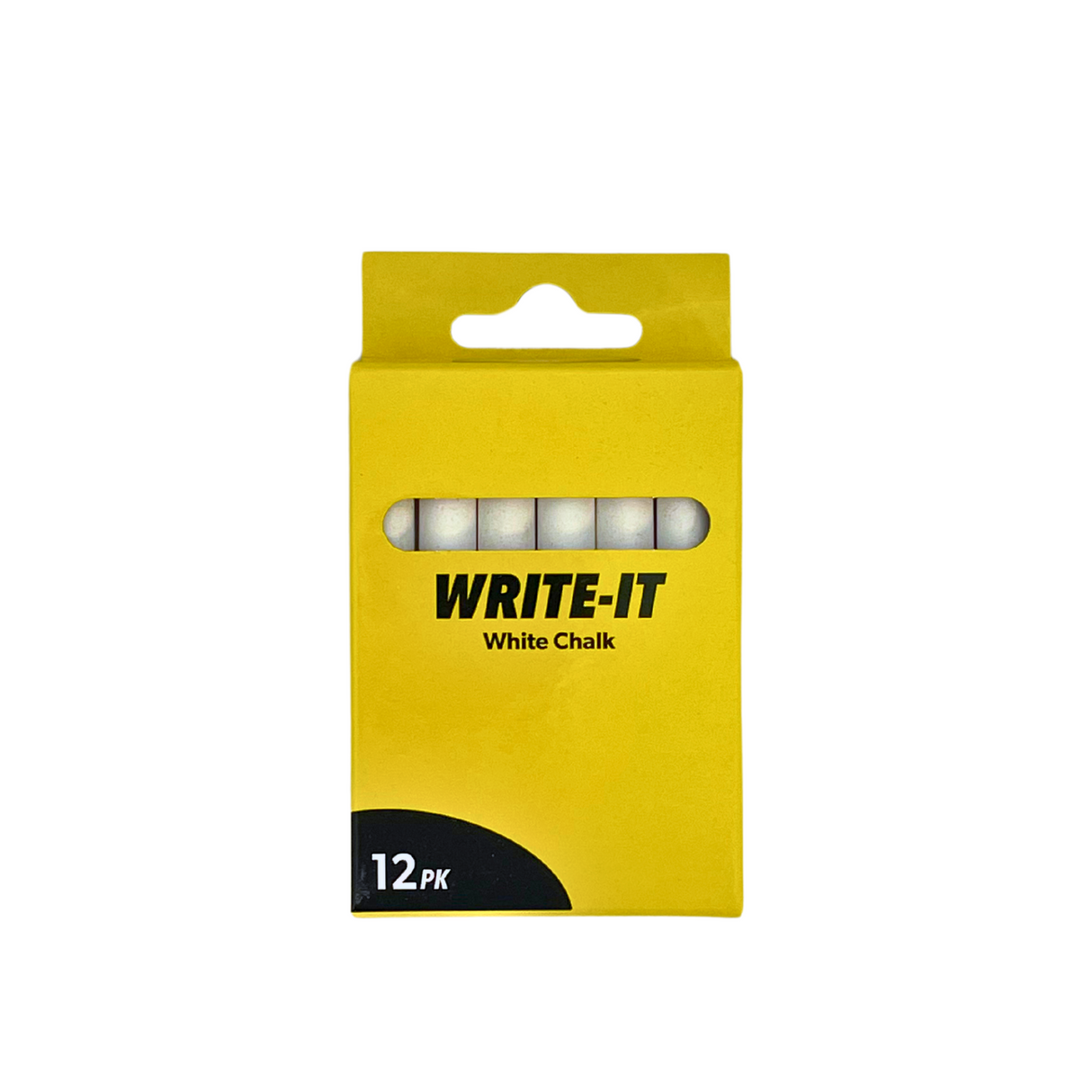W-it White Chalk 12pk