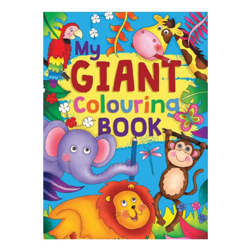 My Giant Safari Colouring Book 112pg
