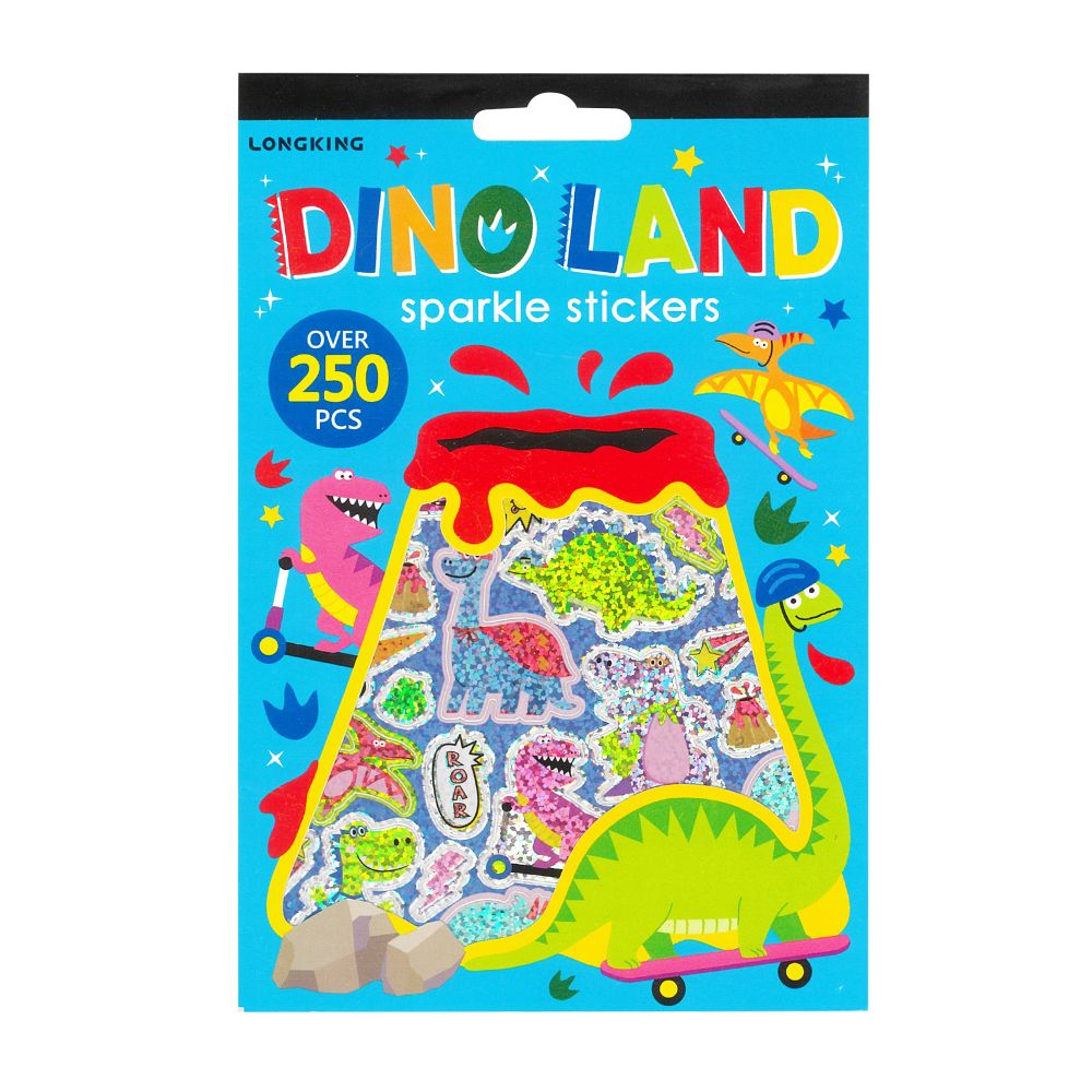 Sticker Pad Sparkly - Dino Land