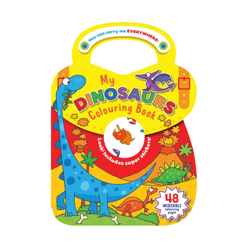 Colouring & Sticker Book - Dinosaurs
