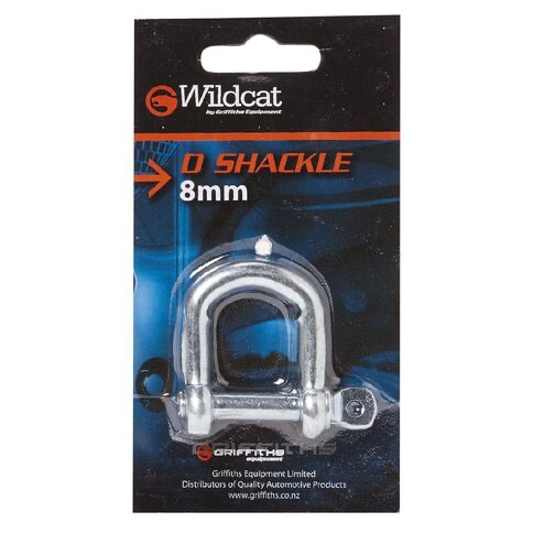 D Shackle Wildcat 8mm