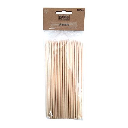 Skewer - Bamboo 15cm 100pc ***
