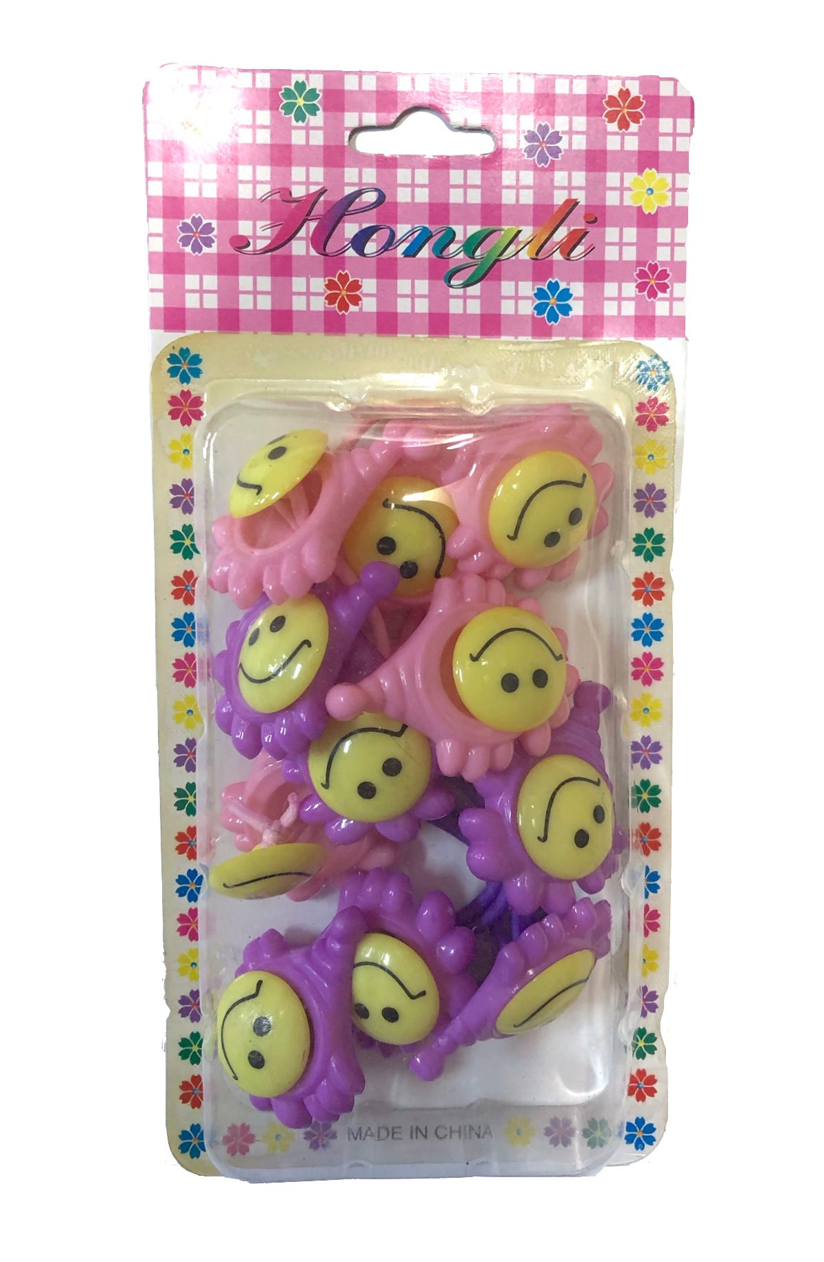 Hair Ties - Smiley Face**