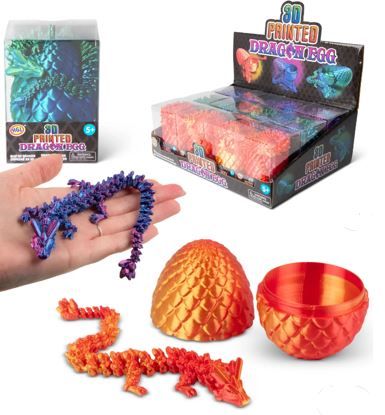 3D Printed Dragon Egg Asst