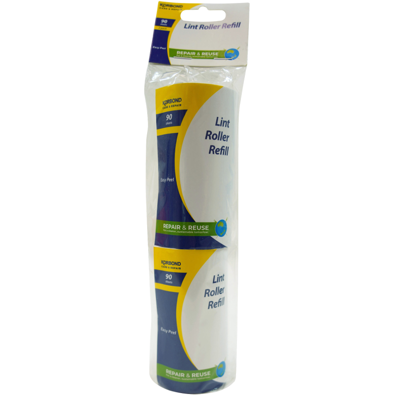 Korbond Lint Roller Refill 2pk