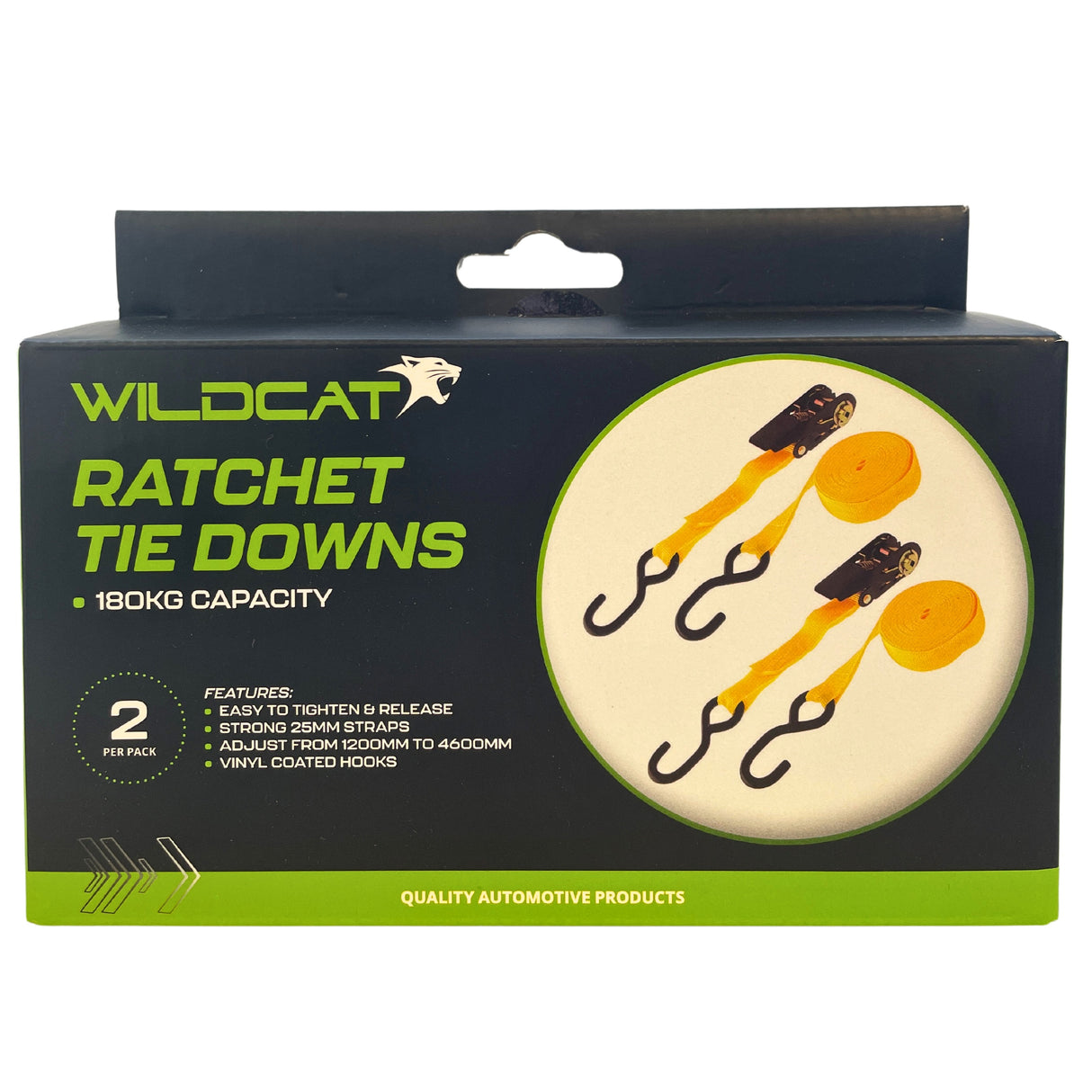 Twin Ratchet Tie Down 180Kg