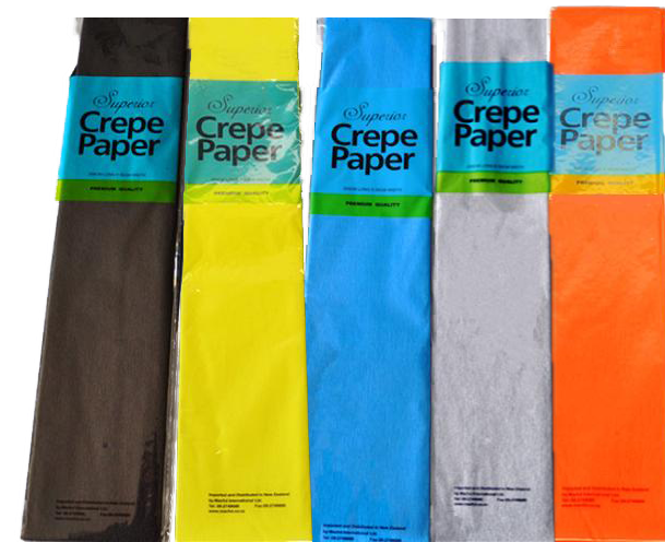 Crepe Paper 2mx500mm Assorted**