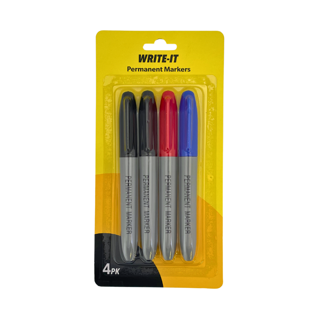 W-It Permanent Markers 4pk