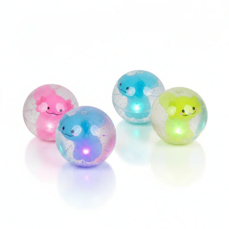 Flashing Axolotl Water Ball - 3 Assorted Colours 8cm