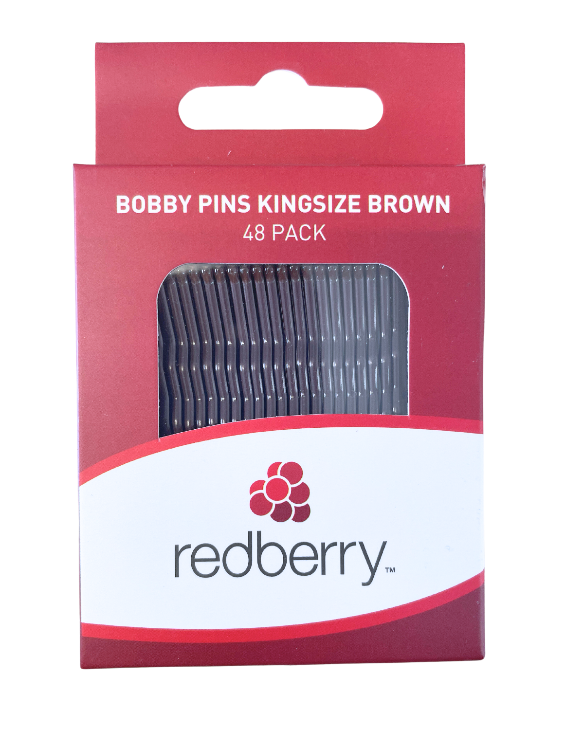 R/B Bobby Pins K/Size - Brown