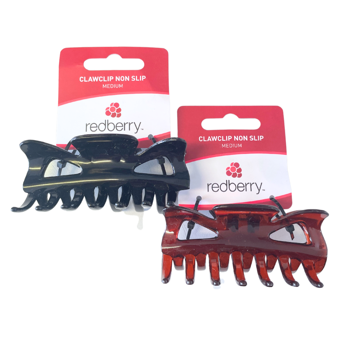 R/B Medium Claw Clip - Assorted 1pk