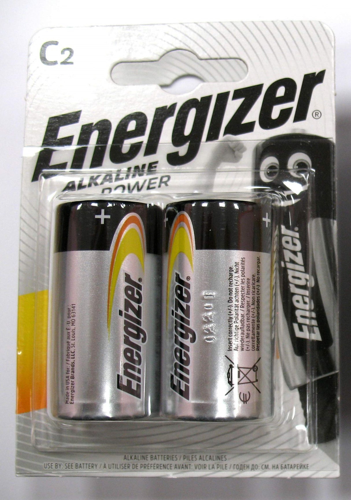 Energizer Alkaline C Battery - 2pk