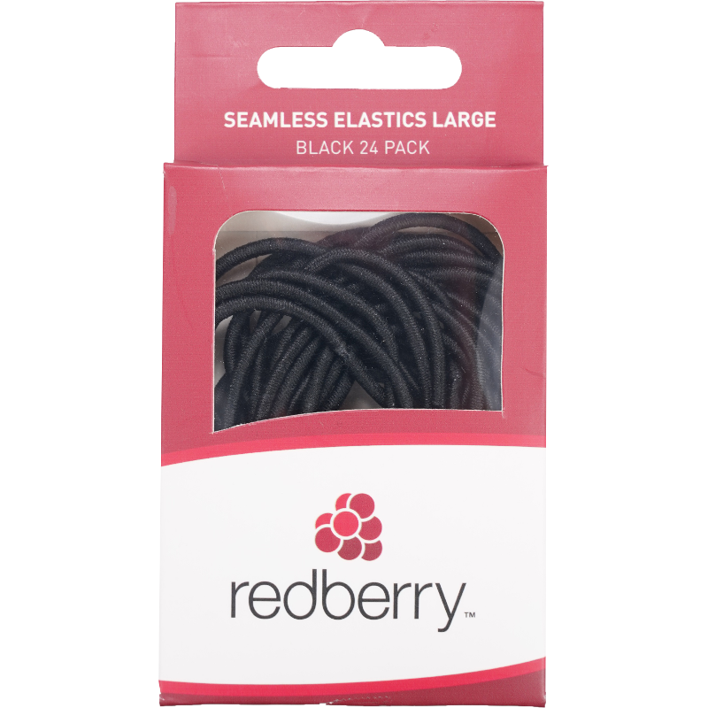R/B Large Seamless Elastics - Black