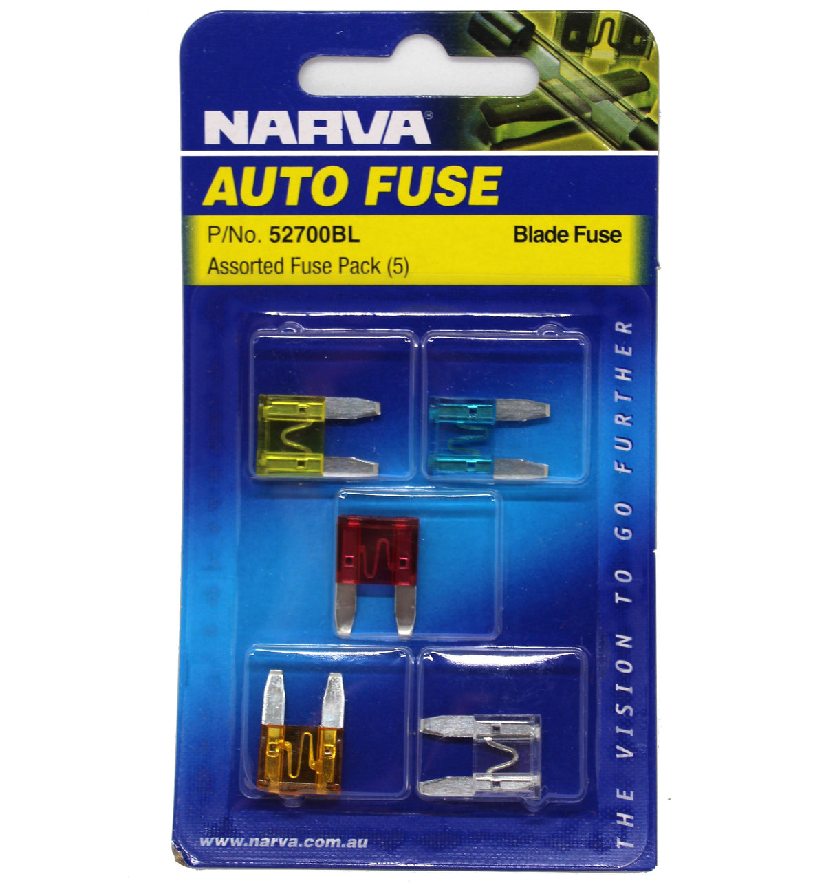 Narva Blade Fuse Asst 5Pk - 52700BL