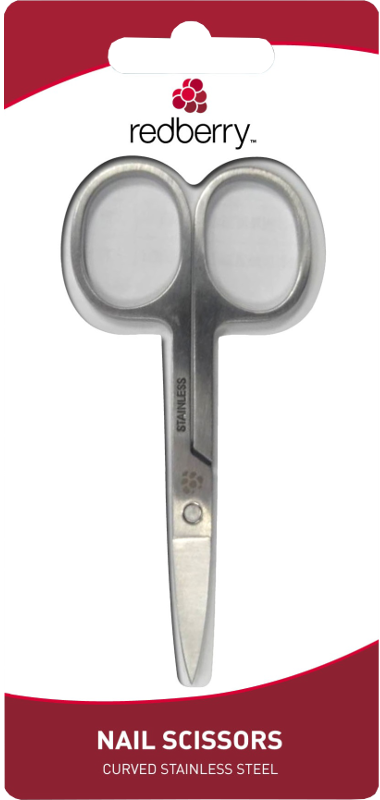 R/B Nail Scissors - Curved
