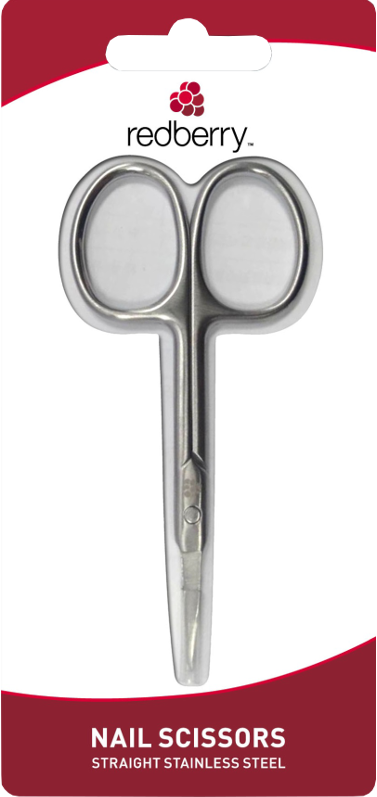 R/B Nail Scissors - Straight