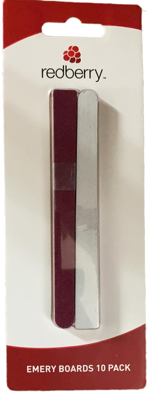 R/B Emery Boards 10pk